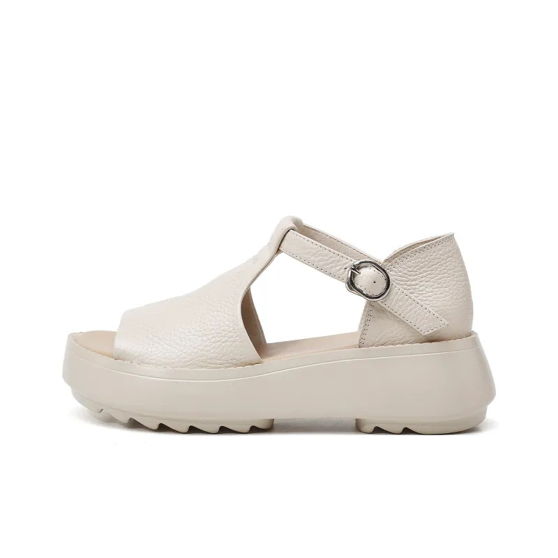 OULISASI One Strap Sandals Women's-5