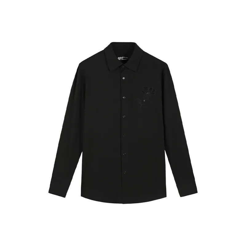 ANDREW MACKENZIE Shirts Men Black-0