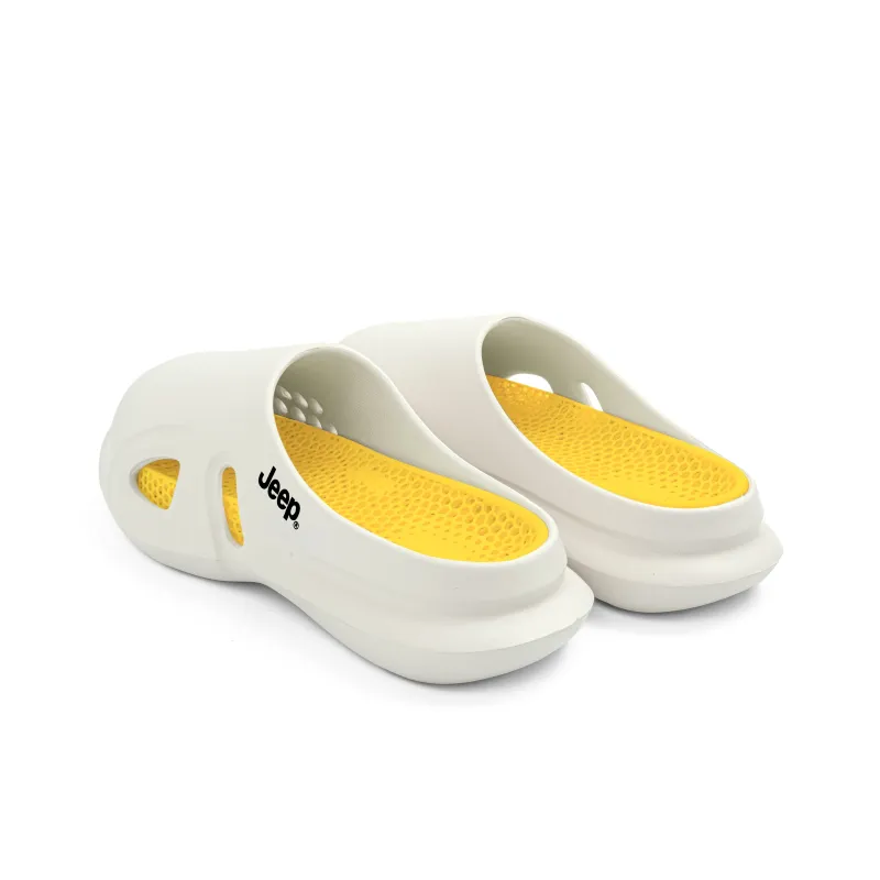 Jeep EVA Abrasion Resistant Slip Resistant Antibacterial Closed Toe Slippers Unisex-7
