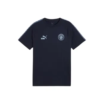 PUMA Manchester City SS25 T Shirt Men's Dark Marine Blue