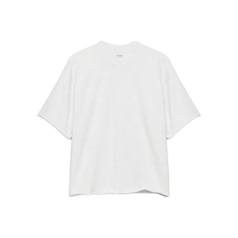 ARITZIA T Shirts Women's Heather Cloud White/Heather Cloud White-0