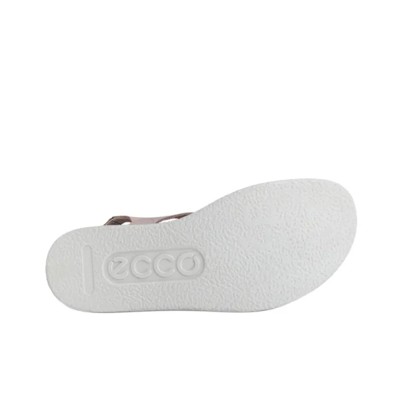 Ecco Flowt One Strap Sandals Women's Pink-3