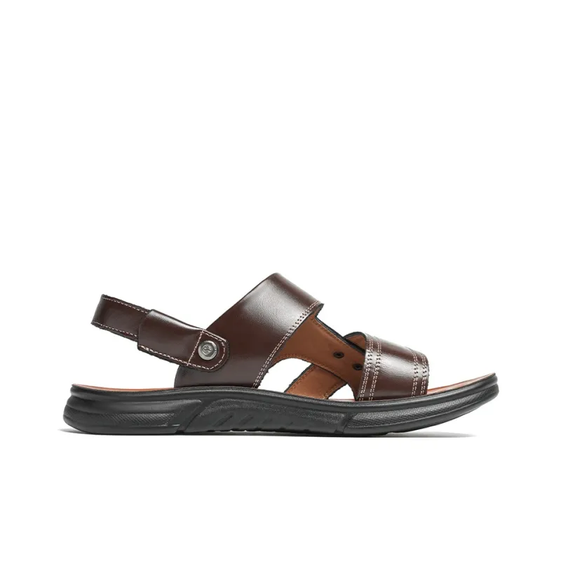 Mulinsen Beach Sandals Men Black/Brown-6