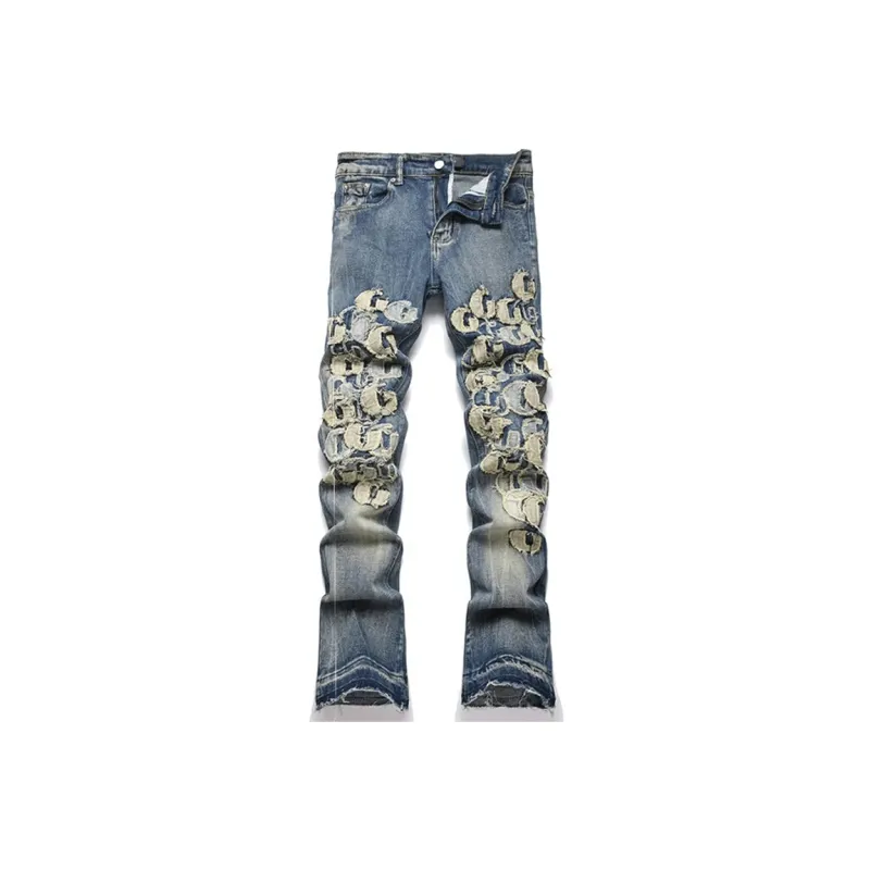 RASHOMONG Jeans Unisex Blue-0