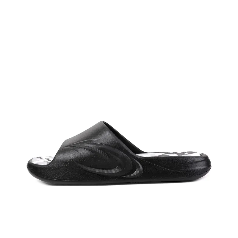 SAIQI EVA Slide Slippers Men's All Black-0