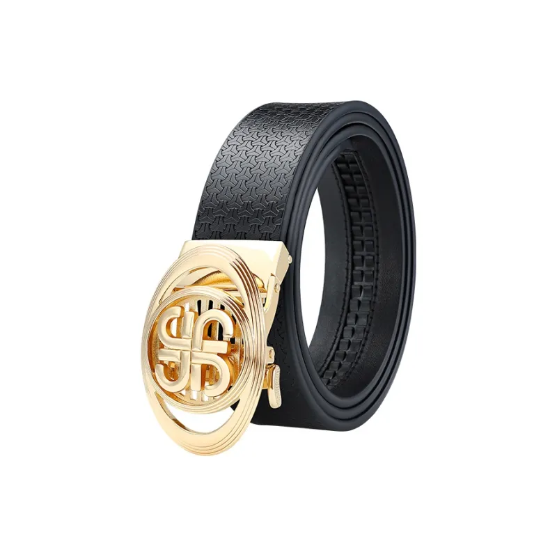 MILLIE'S Cow Split Leather Belts Men's 3.4cm-0