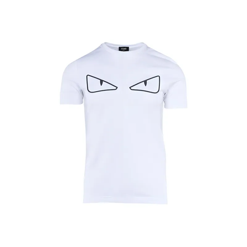 FENDI T Shirts Men White-0