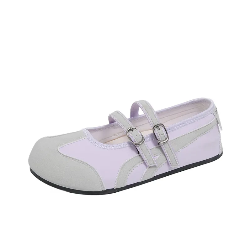 SUPEREDGE Breathable Lightweight Rebound Low Top Casual Shoes Women's Purple-1