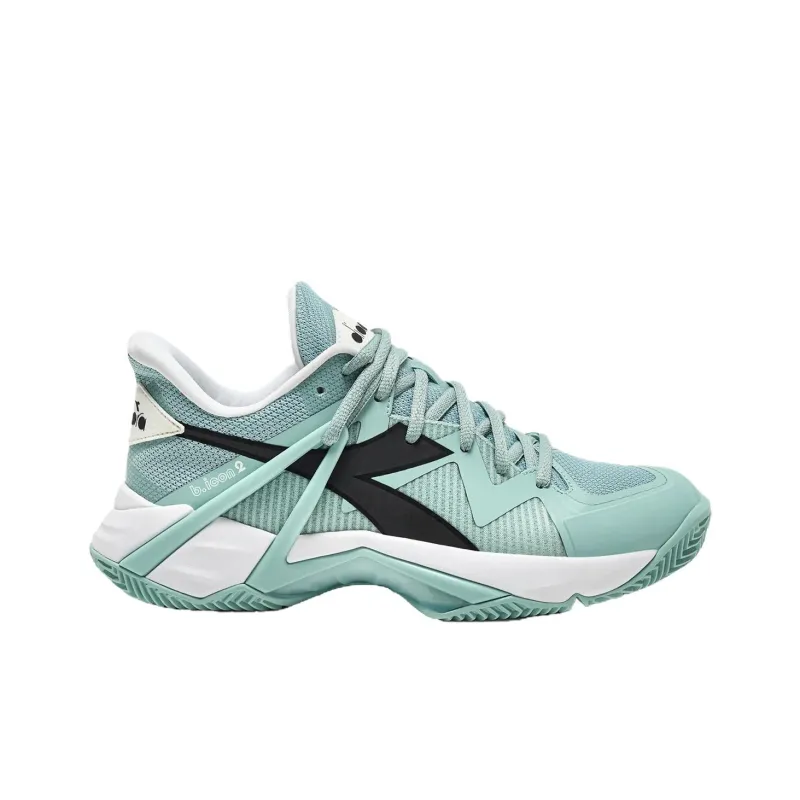 Diadora Cushioning, Wear Resistant Low Top Tennis Shoes Women's Light Green-1