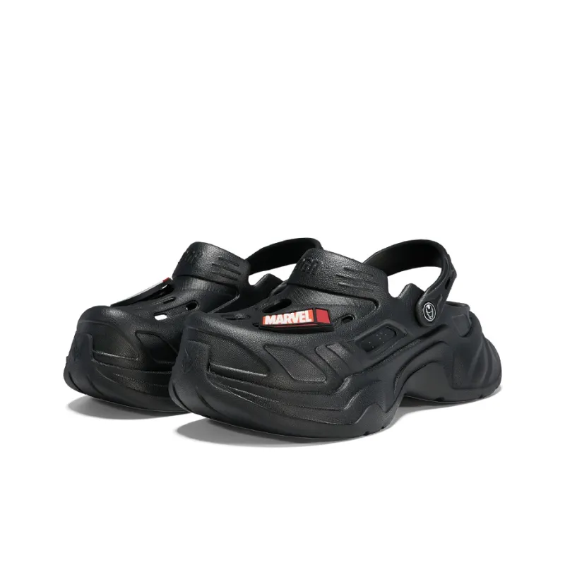MARVEL x OGR Iron Man MK 50 Size 5 Clogs Unisex Black-1