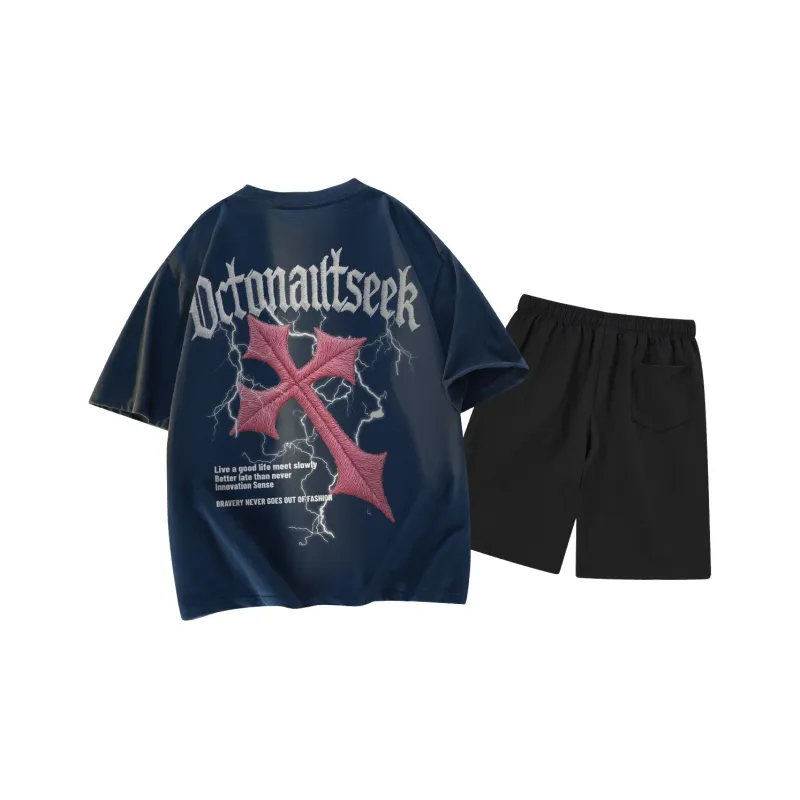 Small Columns Under The Sea Casual Sportswear Unisex-4
