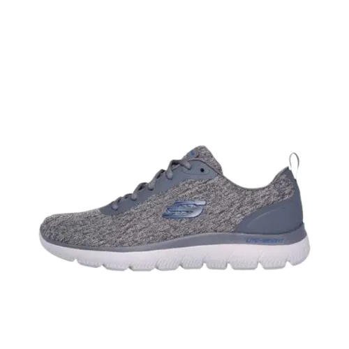 Skechers Summits Slip Resistant, Abrasion Resistant, Breathable Low Top Casual Shoes Men's Gray