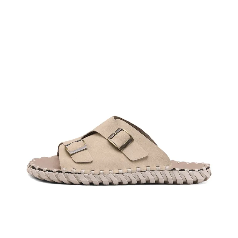 AMICNIEGD Slip Resistant Odor Resistant Abrasion Resistant Slide Slippers Men's-6
