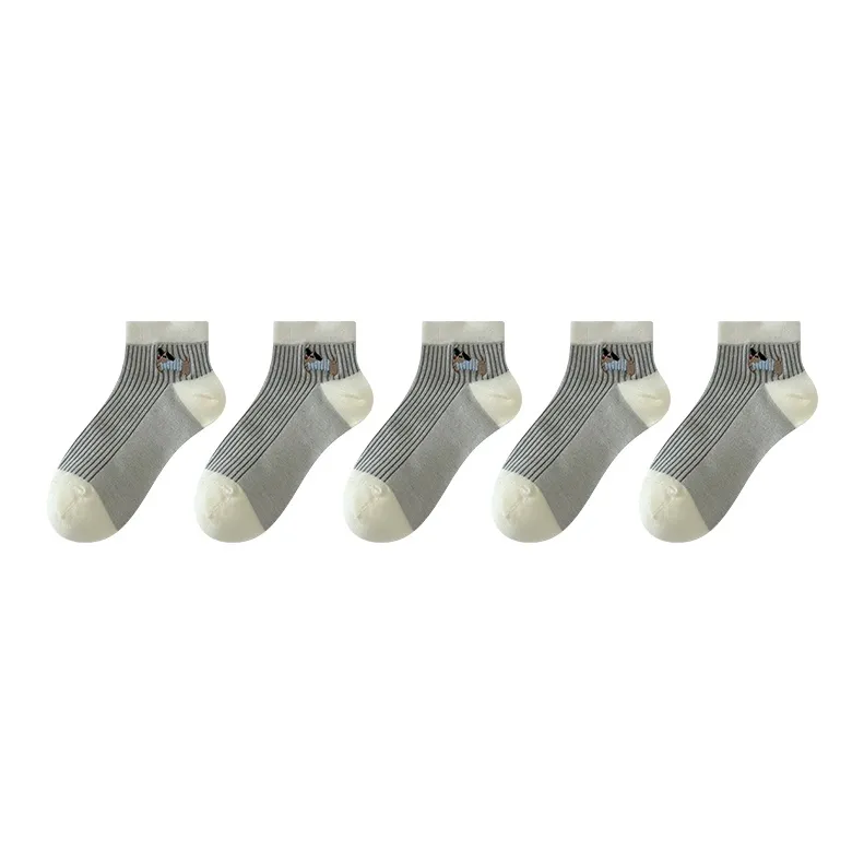 Moremoli Ankle Socks Women's 5 Pack-0