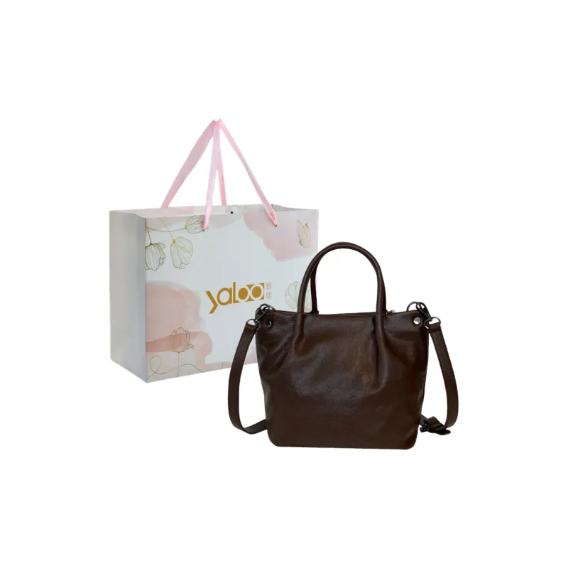 Yalu PU Handbag Women's White/Black/Khaki/Coffee/Brown-18