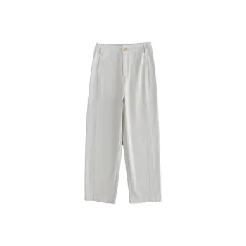Weixi Casual Pants Women's Cream Apricot
