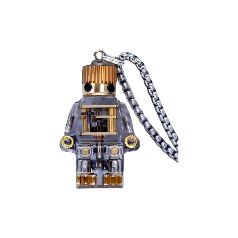 Watermelon Vine Refined, Steampunk, Robot, Pendant, Mechanical Necklace, Vintage Bonus Gifts-4