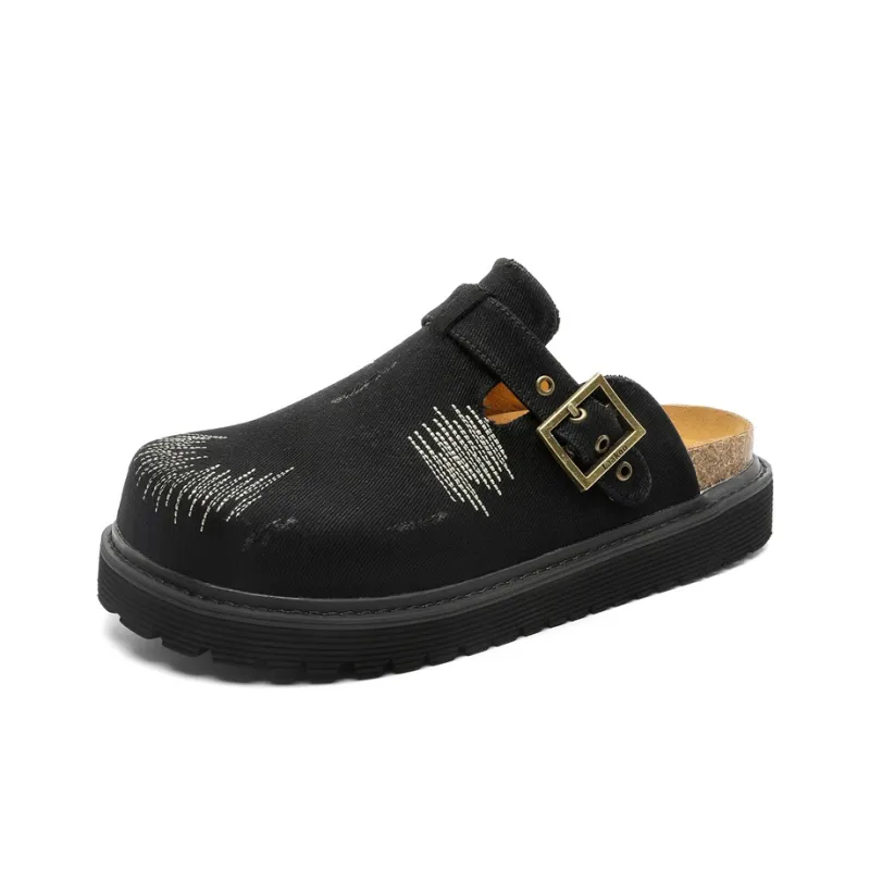Year By Year Rubber Sole Slip Resistant Closed Toe Slippers Unisex-0