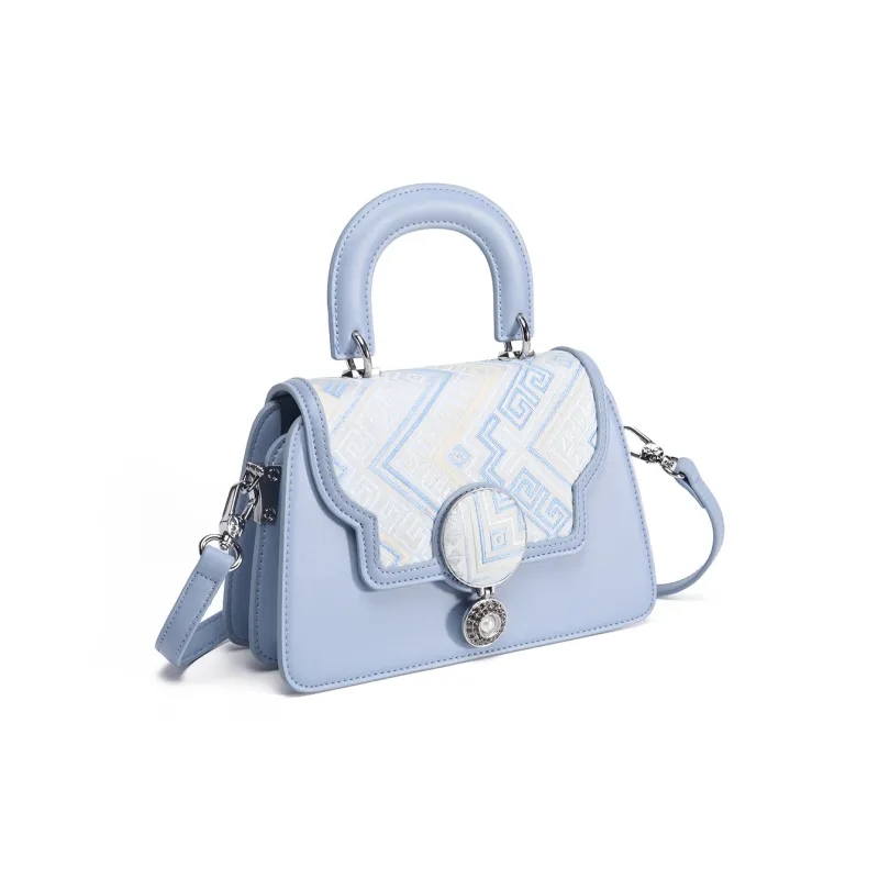 MISS GAIL Synthetic Leather Shoulder Bag, Crossbody Bag, Handbag Women's Red/Blue/Brown-10