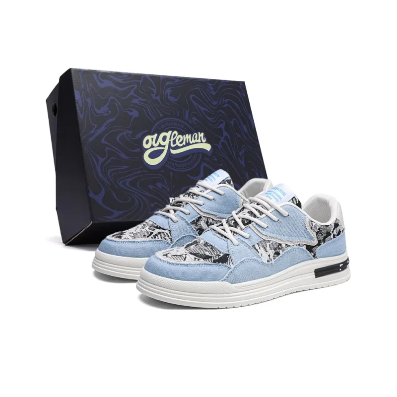 OUGLEMEN Low Top Skateboard Shoes Men's-10