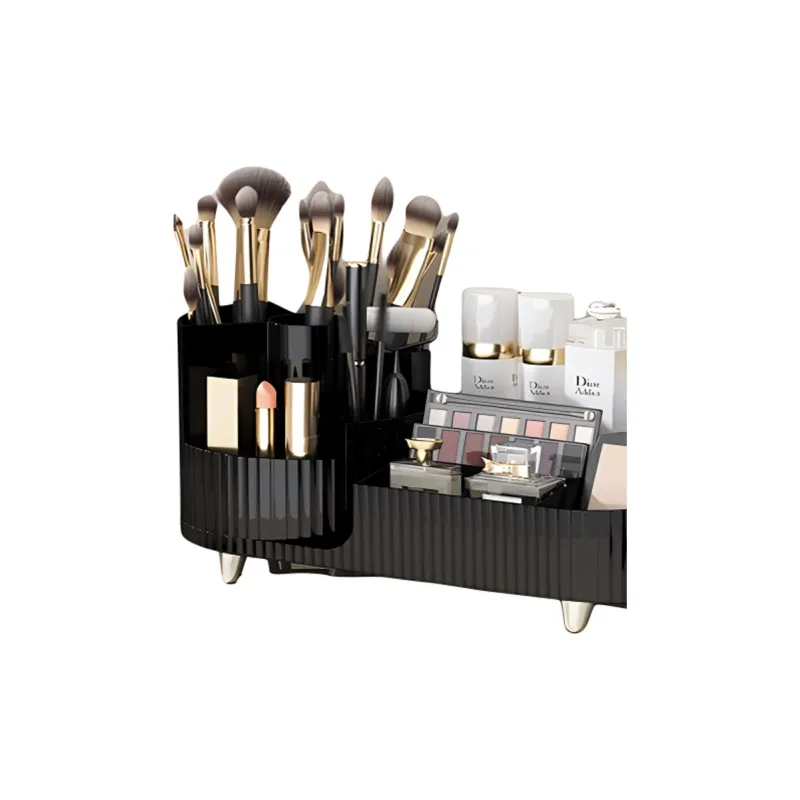 Watermelon Vine Vanity Table Storage Rack Black/Gray-1