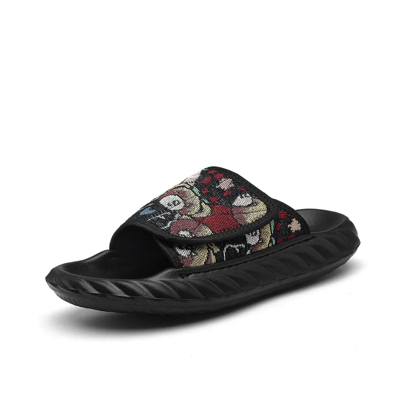 Shiozawa Stitching Abrasion Resistant Slide Slippers Men's-1
