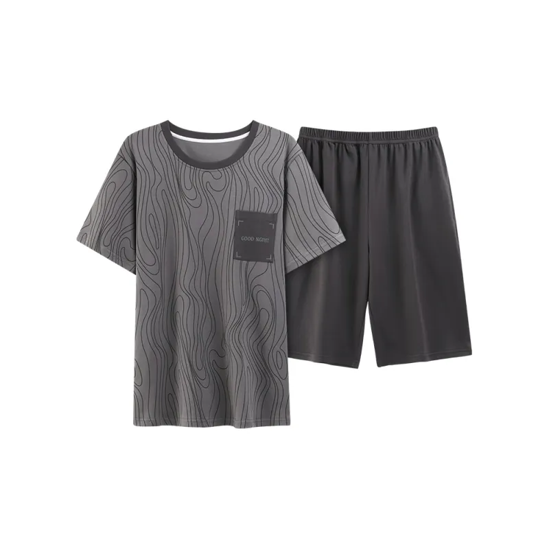 Good fortune Men Pajama Sets-0