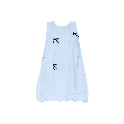 SISC Sleeveless Dresses Women's Light Blue