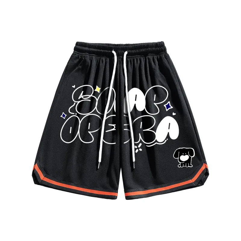 SOAP OPERA Basketball Shorts Unisex-5