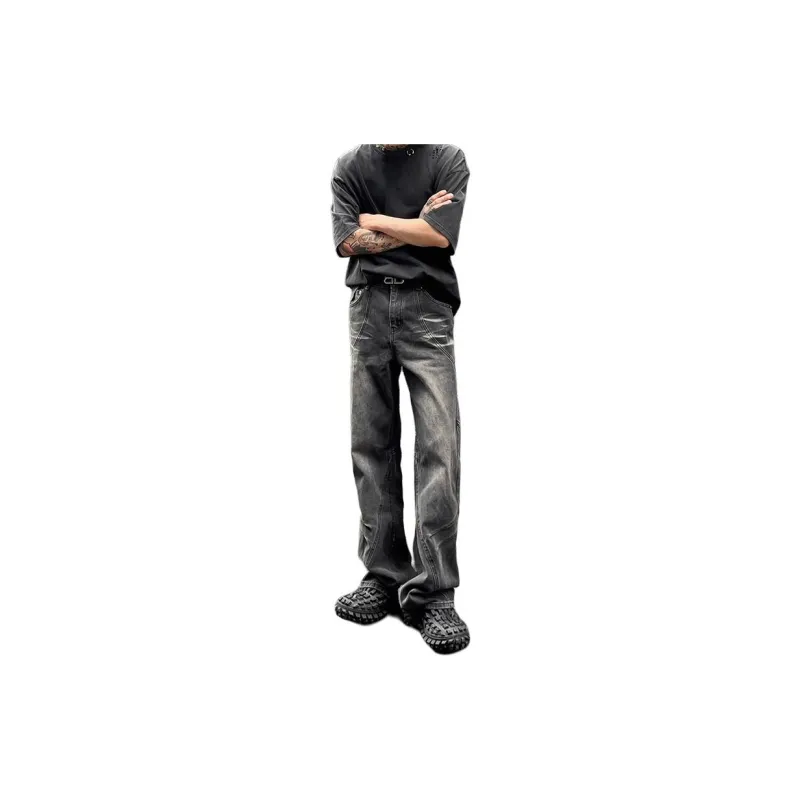 ORMY Jeans Unisex Black Gray-0
