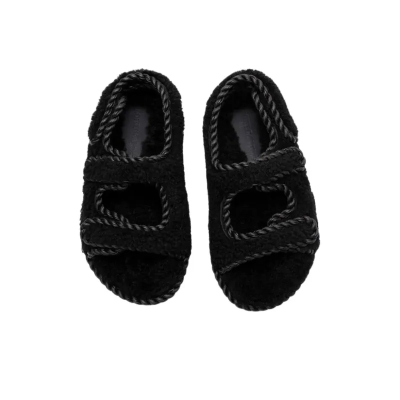 Bottega Veneta Jack One Strap Sandals Women's Black-3