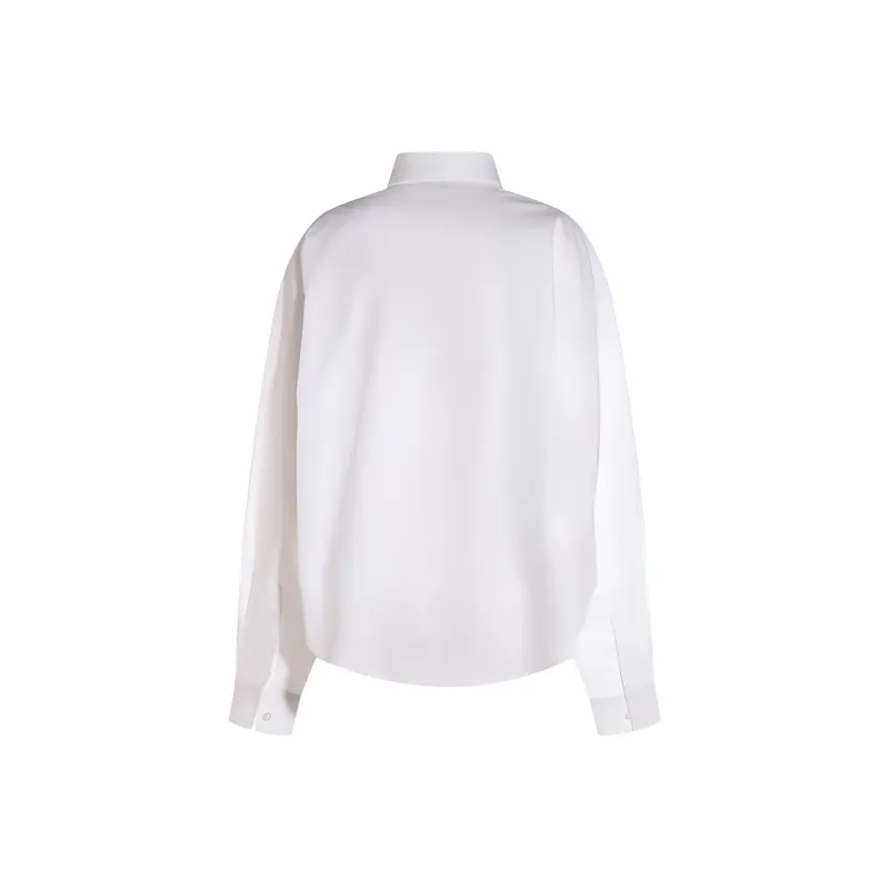 Balenciaga Logo embroidered Shirt-1
