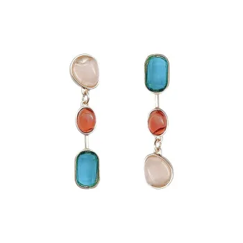 SENDME Glass Cat Eye Earrings Women's