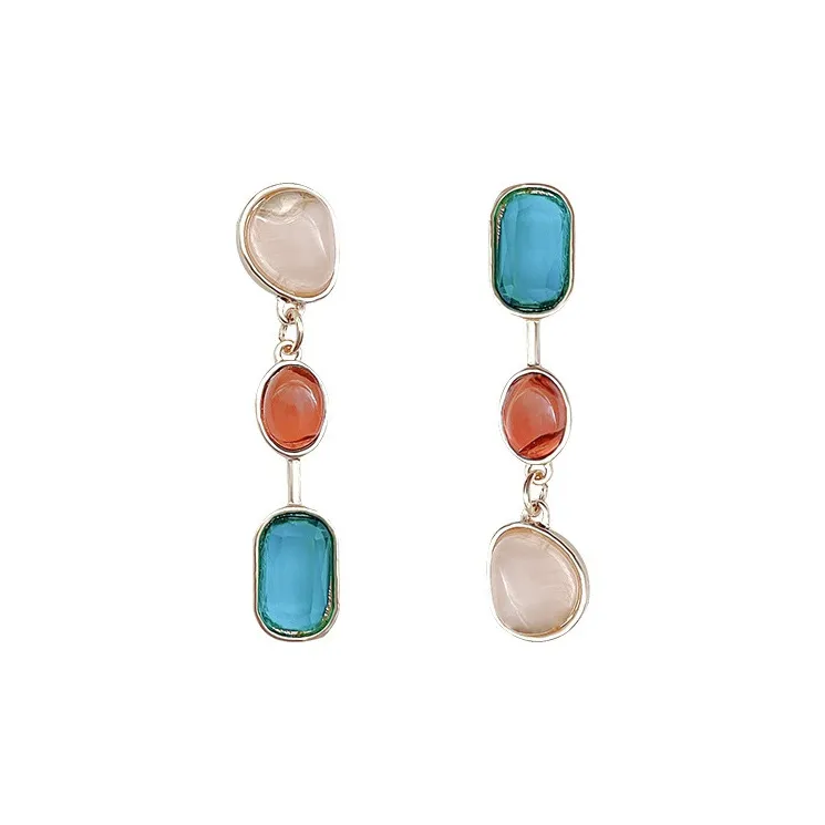 SENDME Glass Cat Eye Earrings Women's-0