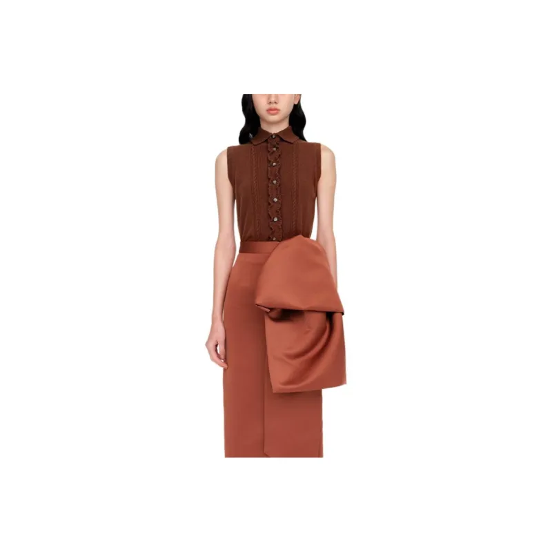 SHUSHU/TONG Knitwear Women's Brown-0