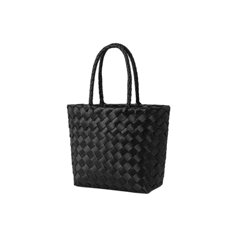 MUJI Polyethylene Handbag Women's Gray/Black/Pink-7