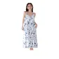 MLS-H67004AX Blue and White Porcelain Floral
