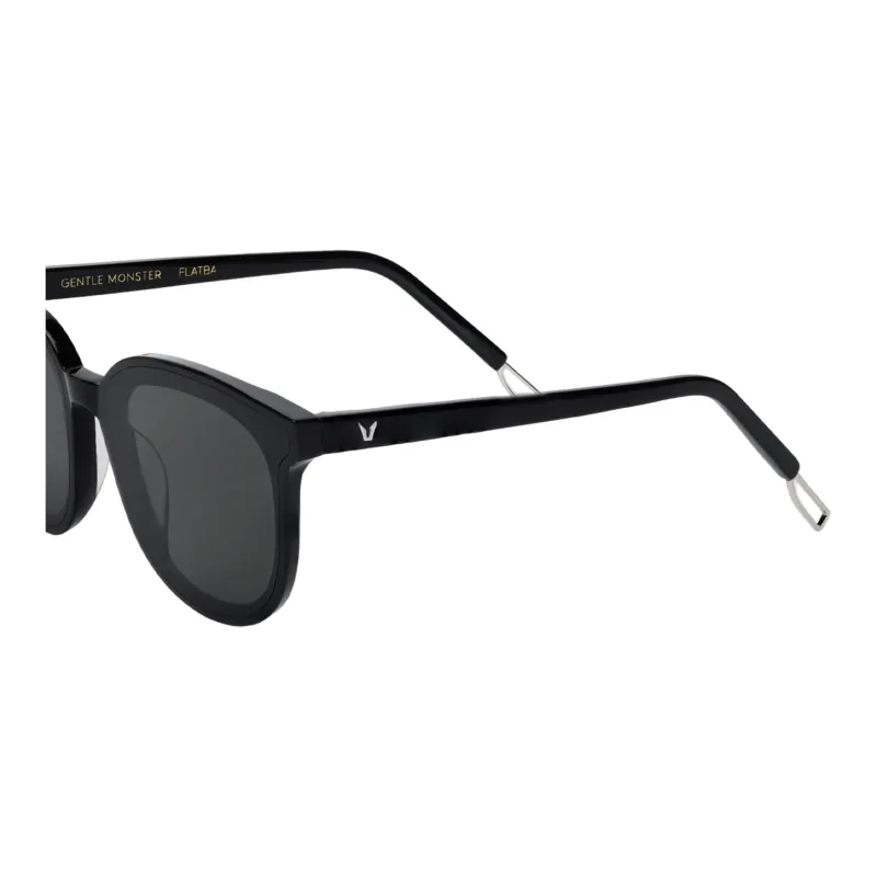 GENTLE MONSTER Round Sunglasses Unisex Black-3