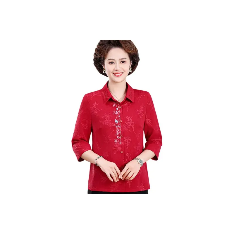 PIERRE CARDIN Shirts Women's Red-0