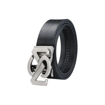 MILLIE'S Cow Split Leather Belts Men's Width 3.4cm