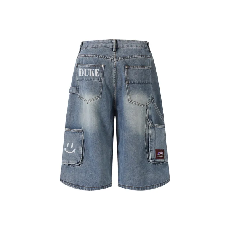 DUKE+DEXTER Denim Shorts Unisex Blue-1