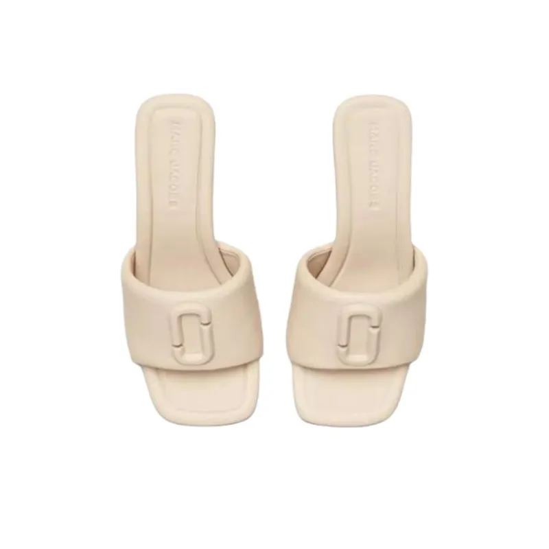 MARC JACOBS Slip Resistant Slide Slippers 6.5cm Women's White-3