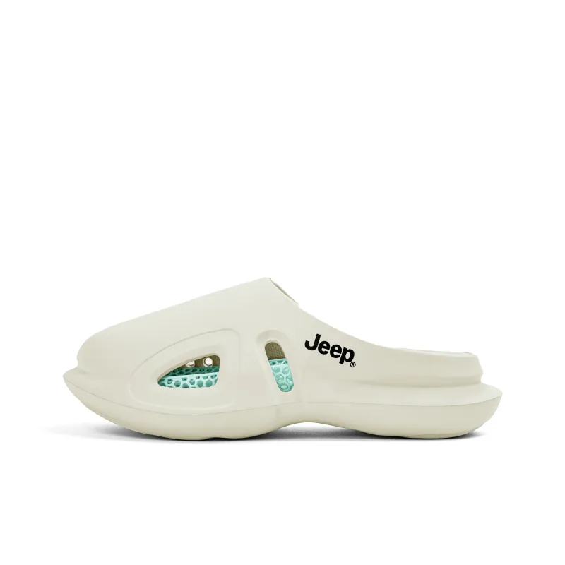 Jeep EVA Abrasion Resistant Slip Resistant Antibacterial Closed Toe Slippers Unisex-9