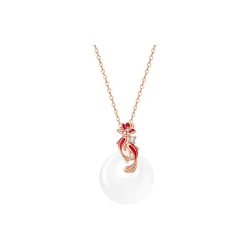 ZHOUDIWANG Colored Glaze Necklaces Unisex
