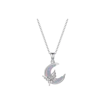 Barbie Titanium Steel Necklaces Women's Silver