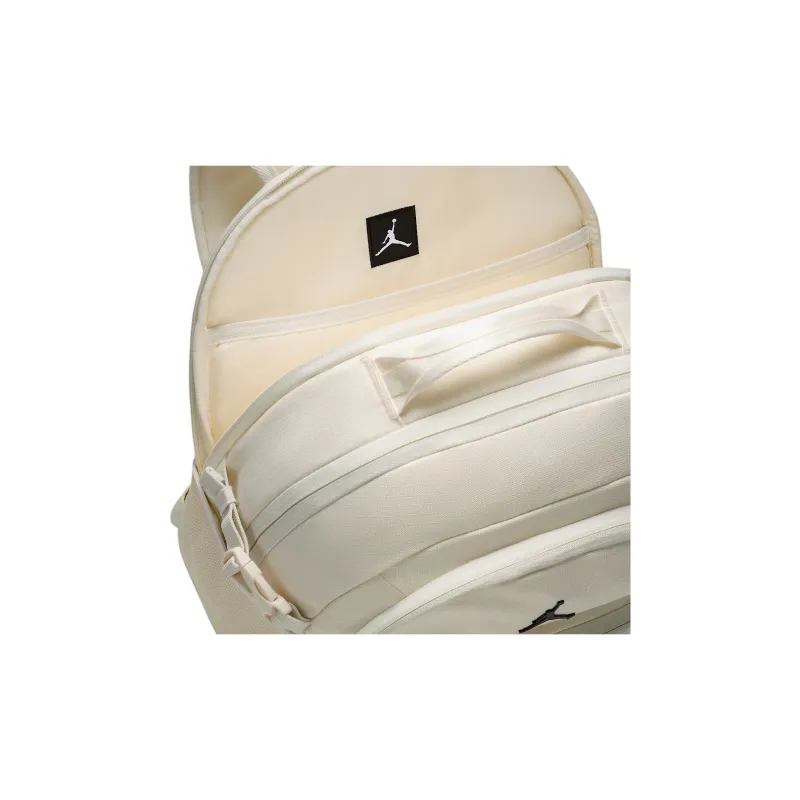 Jordan Polyester Backpack Unisex Light Ivory White-5