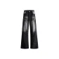 Black Gray Extended Length