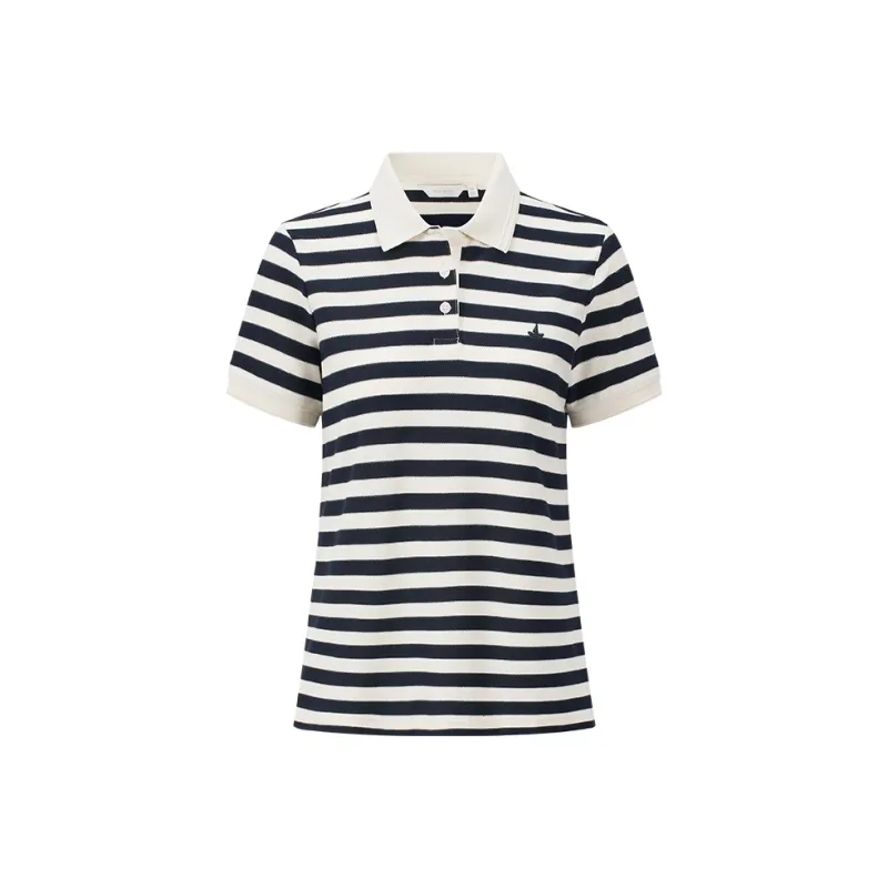 NAVIGARE Polo Shirts Women's Tech White/Blue-0