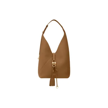 FERRAGAMO Calfskin Handbag Medium Size Women's Brown
