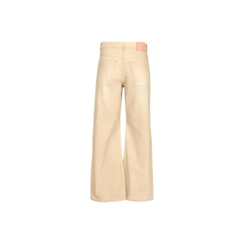 Acne Studios Casual Pants Women's Beige-1